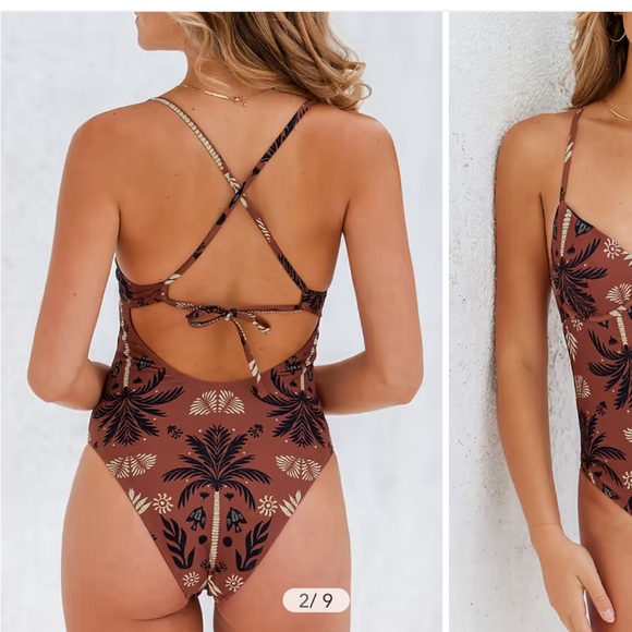 Cupshe one piece swimsuit NWOT - Picture 2 of 5